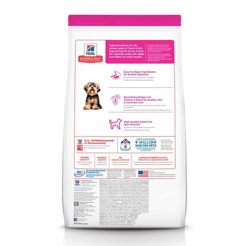 Comida Para Perro Hills SP Adulto Razas Mini Pollo 4,5 lb
