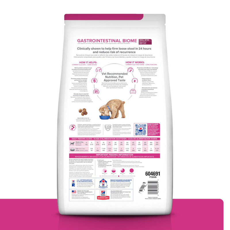 Comida Para Perro Hill's Prescription Diet Gastrointestinal Biome Small Bites 3,3 lb