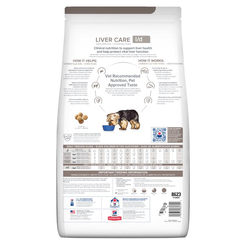 Comida Para Perro Hill's Prescription Diet l/d Cuidado Hepático 3,3 lb